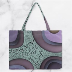 Converge Diverge Mingle Mix Divide Zipper Medium Tote Bag by Paksenen