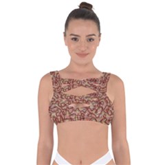Mind Brain Thought Mental Bandaged Up Bikini Top by Paksenen