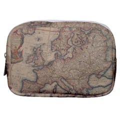 Old Vintage Classic Map Of Europe Make Up Pouch (small) by Paksenen