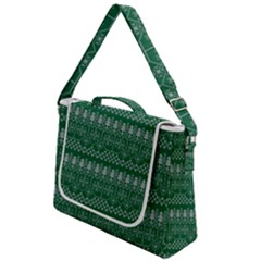 Christmas Knit Digital Box Up Messenger Bag by Mariart