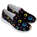 Abstract Background Retro 60s 70s Men s Lightweight Slip Ons View3