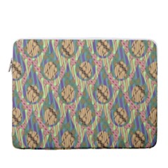 Tribal Background Boho Batik 15  Vertical Laptop Sleeve Case With Pocket by anzea