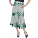 Illustrations Foliage Background Border Midi Mermaid Skirt View1