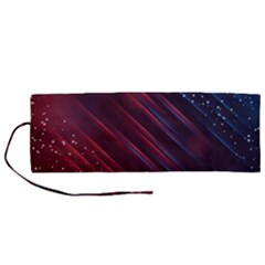 Illustrations Space Purple Roll Up Canvas Pencil Holder (m) by anzea