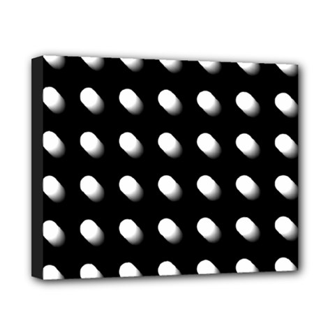 Background Dots Circles Graphic Canvas 10  X 8  (stretched) by Ndabl3x