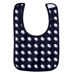 Background Dots Circles Graphic Baby Bib by Ndabl3x