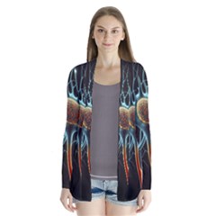 Organism Neon Science Drape Collar Cardigan by Ndabl3x
