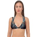 Organism Neon Science Double Strap Halter Bikini Top View1