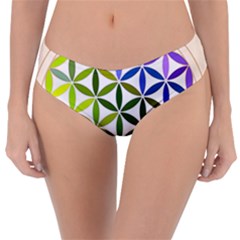 Mandala Rainbow Colorful Reversible Classic Bikini Bottoms by Ndabl3x