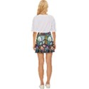 Tree Colourful Mini Front Wrap Skirt View4