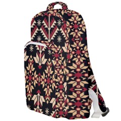 Vector Illustration Of Ukrainian Folk Seamless Pattern Ethnic Ornament Border Element Traditional Double Compartment Backpack by Bedest