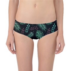 Tropical Leaves Pattern Classic Bikini Bottoms by Hannah976