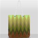 Zig Zag Chevron Classic Pattern Full Print Rope Handle Tote (Large) View2