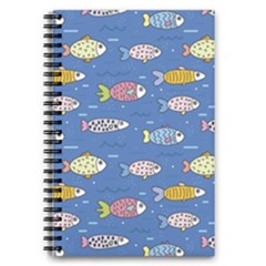 Sea Fish Blue Submarine Animal 5 5  X 8 5  Notebook by Proyonanggan