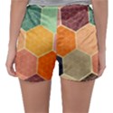 Abstract Hex Hexagon Grid Pattern Honeycomb Sleepwear Shorts View2