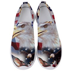 United States Of America Images Independence Day Men s Slip On Sneakers by Ket1n9