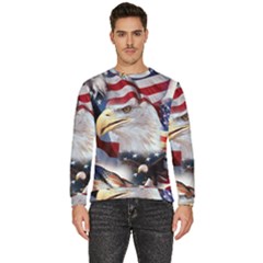 United States Of America Images Independence Day Men s Fleece Sweatshirt by Ket1n9
