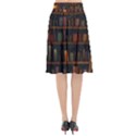 Books Library Flared Midi Skirt View2