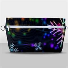 Snowflakes Snow Winter Christmas Handbag Organizer by Bedest