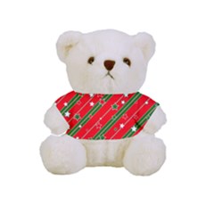 Christmas-paper-star-texture     - Full Print Cuddly Teddy Bear by Bedest