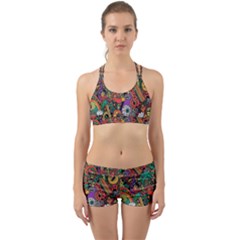 Cute Cartoon Doodle Back Web Gym Set by Bedest