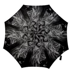 Angry Male Lion Wild Animal Hook Handle Umbrellas (medium) by Loisa77