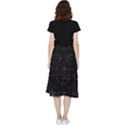 Math Board Circuit Circuits Computer Shield Tech Technology Frill Hi Low Chiffon Skirt View2