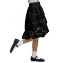 Math Board Circuit Circuits Computer Shield Tech Technology Kids  Ruffle Flared Wrap Midi Skirt View3