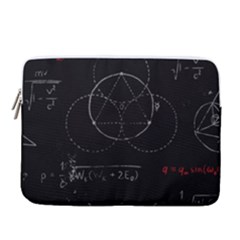 Math Board Circuit Circuits Computer Shield Tech Technology 14  Vertical Laptop Sleeve Case With Pocket by Loisa77