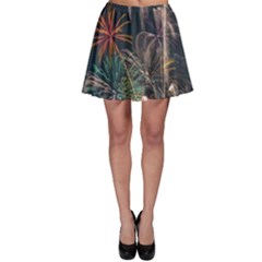 Firework Fireworks Display Lake Skater Skirt by Proyonanggan