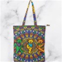 Dead Dancing Bears Grateful Dead Pattern Double Zip Up Tote Bag View1