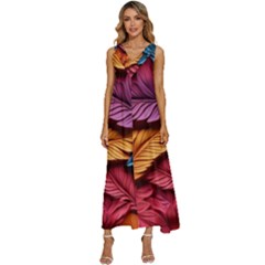 Autumn V-neck Sleeveless Loose Fit Overalls by zappwaits