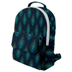 Peacock Texture 3d Pattern Peacock Texture Flap Pocket Backpack (small) by Loisa77