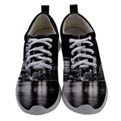 Nyc New York Skyline City Buildings Women Athletic Shoes by Loisa77