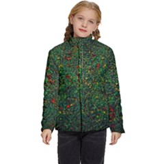 Grass Nature Meadow Kids  Puffer Bubble Jacket Coat by Loisa77