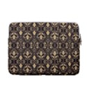Vintage Batik Art Architecture Pattern 13  Vertical Laptop Sleeve Case With Pocket View2