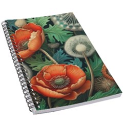 Flower Poppies 5 5  X 8 5  Notebook by Loisa77