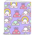 Cloud Seamless Pattern 8  x 10  Hardcover Notebook View2