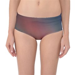 Aurora Borealis Alaska Sky Mid-waist Bikini Bottoms by Perong