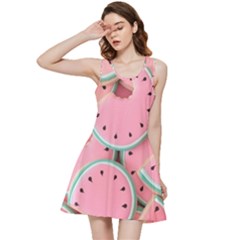 Aesthetic Cute Kawaii Watermelon Inside Out Racerback Dress by Perong