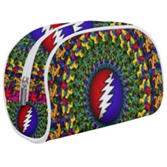 Grateful Dead Bear Pattern Make Up Case (medium) by Maspions