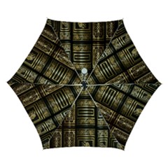 Detail Golden Gold Ornaments Automatic Folding Umbrella With Case (small) by Ravend
