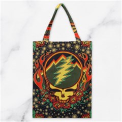 Grateful Dead Scarlet Fire Classic Tote Bag by Perong