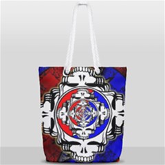 The Grateful Dead Full Print Rope Handle Tote (small) by Grandong