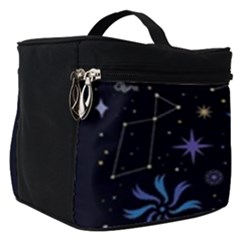 Starry Night  Space Constellations  Stars  Galaxy  Universe Graphic  Illustration Make Up Travel Bag (small) by Grandong
