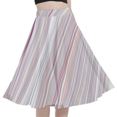 Marble Texture Marble Painting A-line Full Circle Midi Skirt With Pocket by Ndabl3x