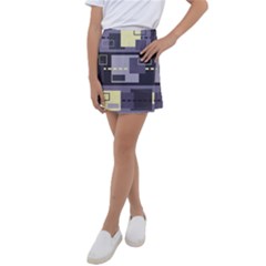 Pattern Design Abstract Lilac Kids  Tennis Skirt by Perong