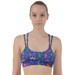 Grateful Dead Bears Line Them Up Sports Bra by Perong