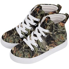 Realtree Camo Seamless Pattern Camo Hunting Kids  Hi-top Skate Sneakers by Perong