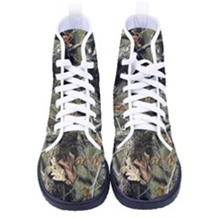 Realtree Camo Seamless Pattern Camo Hunting Kid s High-top Canvas Sneakers by Perong